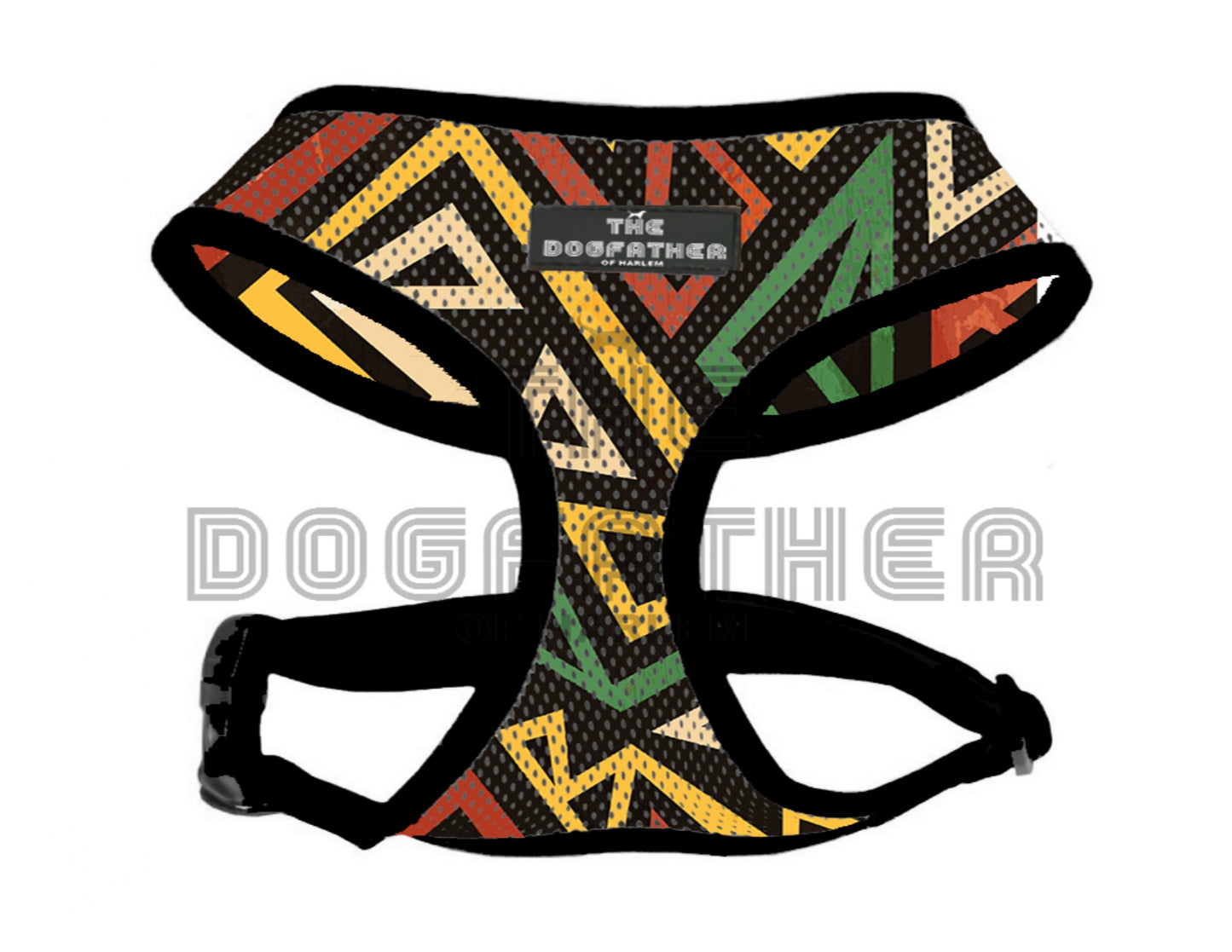 Dogfather of Harlem African Print-Inspired Leash