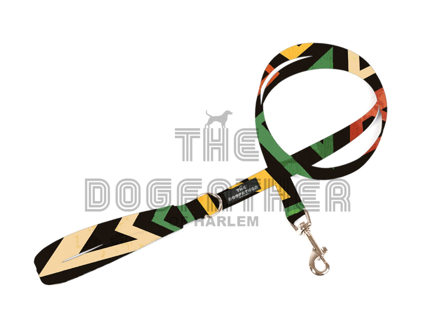 Dogfather of Harlem African Print-Inspired Leash